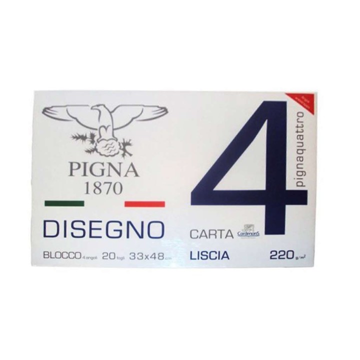 PIGNA BLOCCO 33X48 PIGNAQUATTRO LISC. GE
