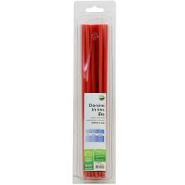DORSETTI IN PVC 6MM CF.10PZ. ROSSO