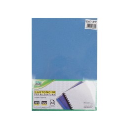 CARTONCINO A4 250 GR.100PZ. BLU