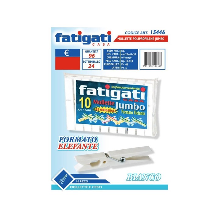 MOLLETTE POLIPR. JUMBO 10 PZ