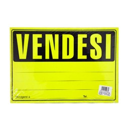 CARTELLO FLU VENDESI 23X33