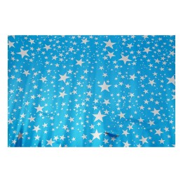 CARTA CIELO METALIZZATA STELLA ARGENTO