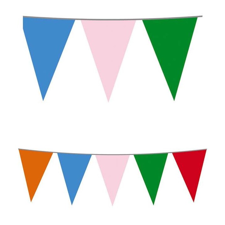 FESTONE BANDIERE PVC MULTICOLOR 10M.