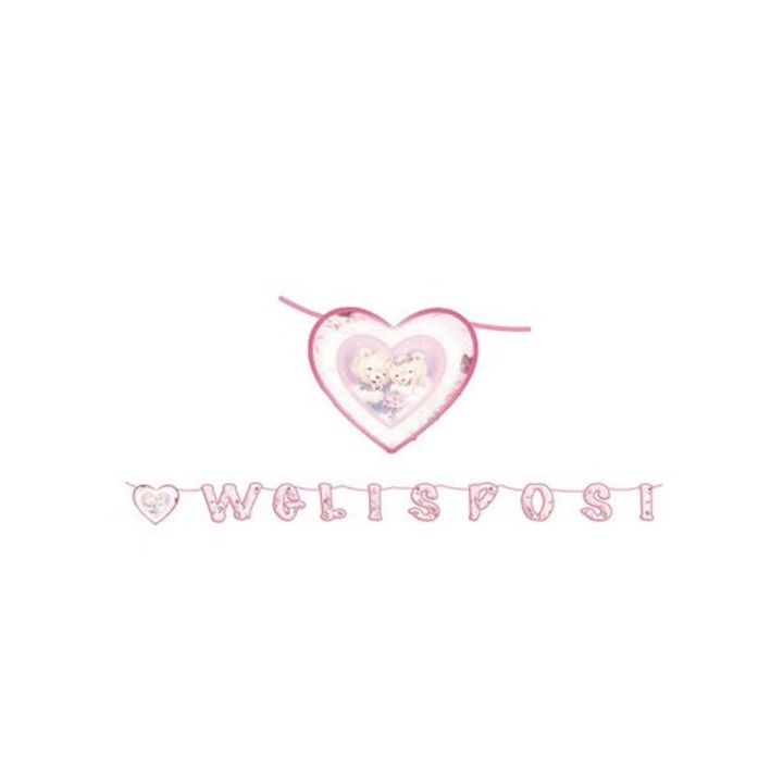 FESTONE MAXI W GLI SPOSI LOVE BEAR