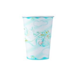 BICCHIERINI CC.80 CICOGNA CELESTE 10PZ.