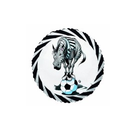 PALLONE MYLAR CM.45 BIANCO-NERA