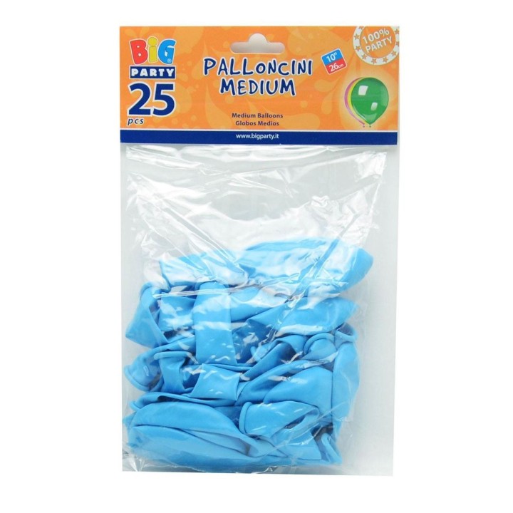 BS.25 PALLONI MEDIUM CELESTE 72009