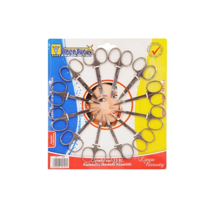CARTELLA FORBICINE MANICURE 12 PZ.