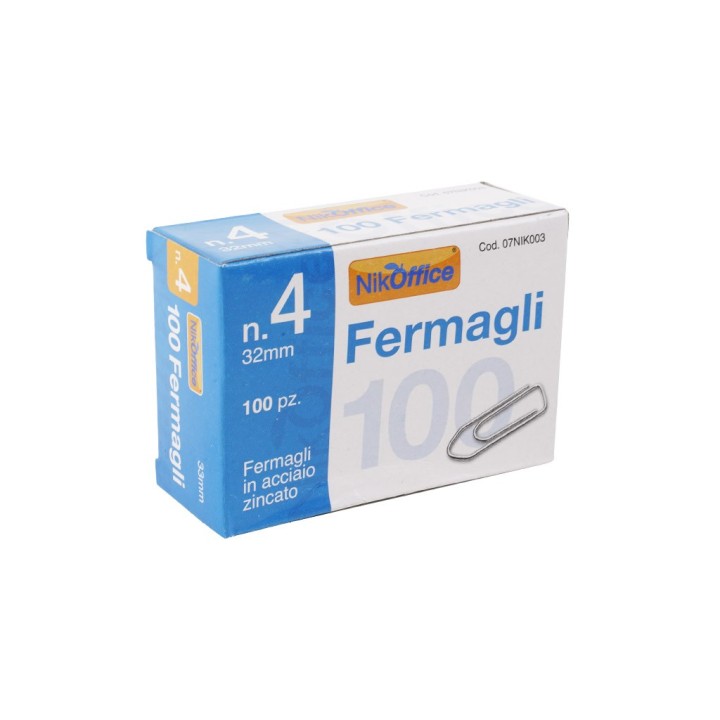 FERMAGLI 32MM N.4 CF.10 DA 100 PZ