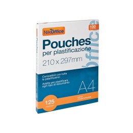 POUCH PER PLASTIFIC. A4 MIC 125