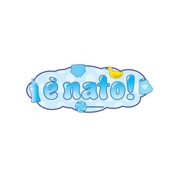 BANNER NUVOLETTA 1MT X 40 CM E' NATO