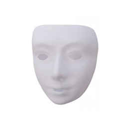 MASCHERA VISO MEDIO BIANCO 00180