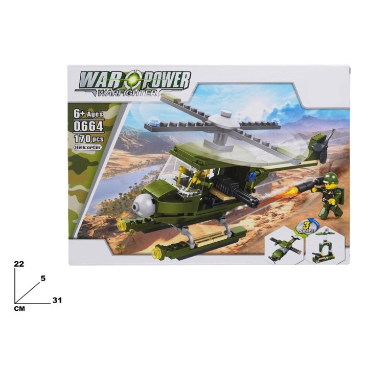 COSTRUZIONI WAR POWER ELICOTTERO 170PZ