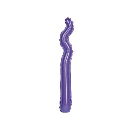 5 PALLONI MYLAR KURLY ZIG ZAG VIOLA