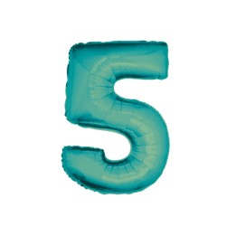 PALLONE MYLAR CM 102 NUMERO 5 TIFFANY