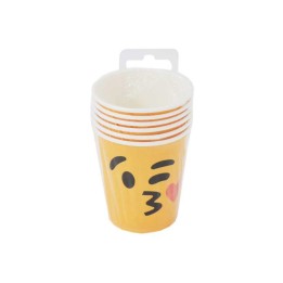 BICCHIERI EMOJI 6PZ 3653