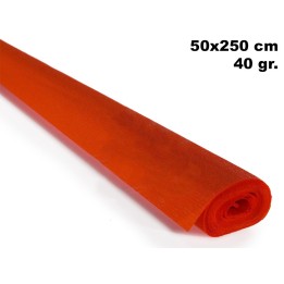 ROTOLO CARTA CRESPA GR.40 ARANCIONE