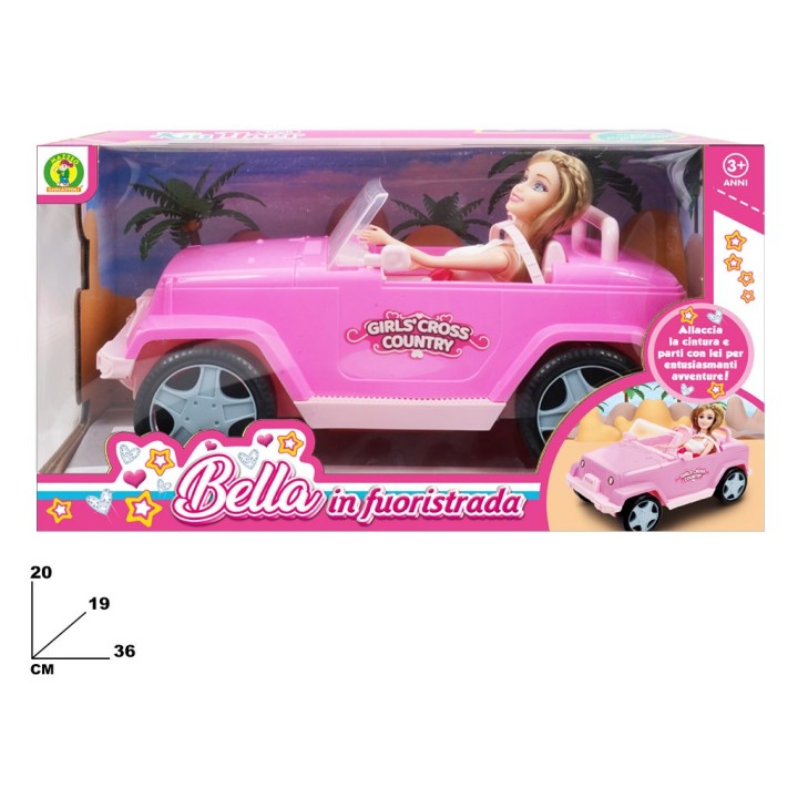 BAMBOLA BELLA IN FUORISTRADA