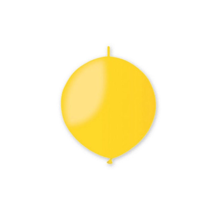 100 PALLONI LINK BALLOON GIALLO CM.33