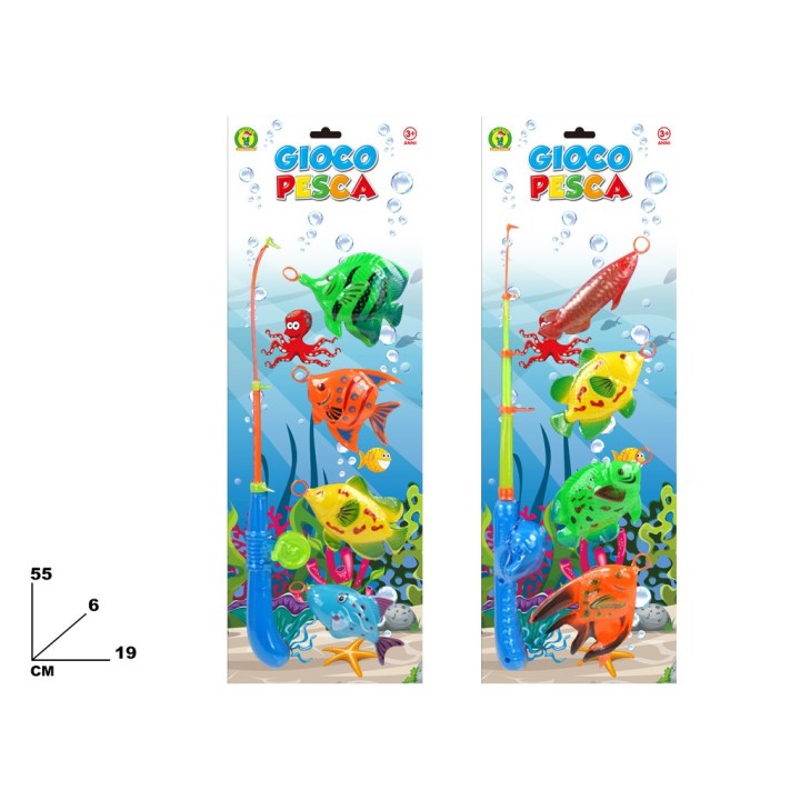 BL GIOCO PESCA CON 4 PESCIOLINI