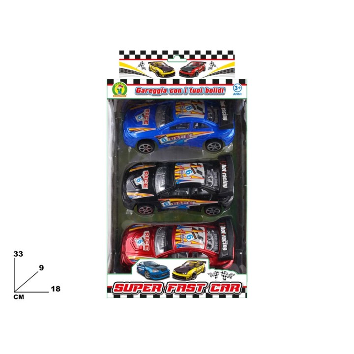 SET SUPER FAST CAR FRIZIONE