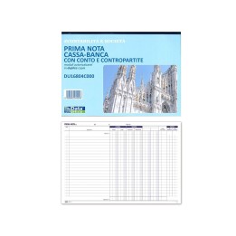 BL PRIMA NOTA CASSA BANCA 50X2 21,5X29,5
