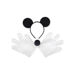 SET TOPOLINO CERCHIETTO , GUANTI E NASO