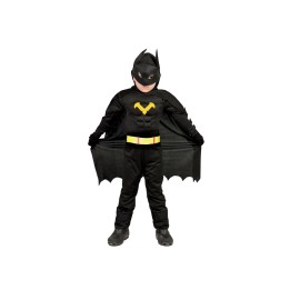 COSTUME EROE NERO BIMBO 5-6 ANNI