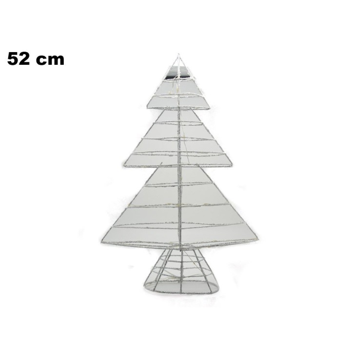 ALBERO DI NATALE CON LUCI 52CM