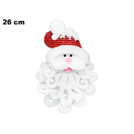 FACCIA DI BABBO NATALE DECORATIVA