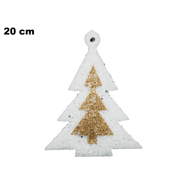 ALBERO DI NATALE DECORATIVO ORO