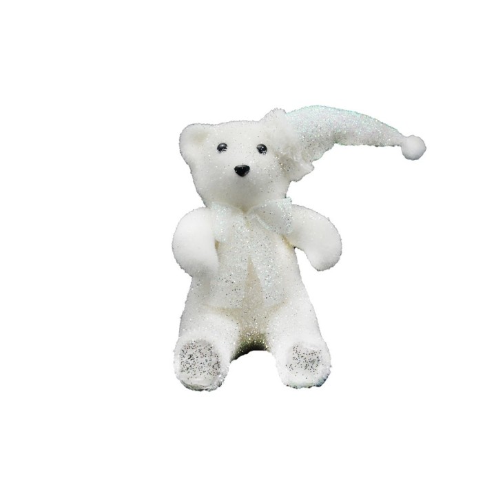 ORSETTO BIANCO POLIESTERE 27CM