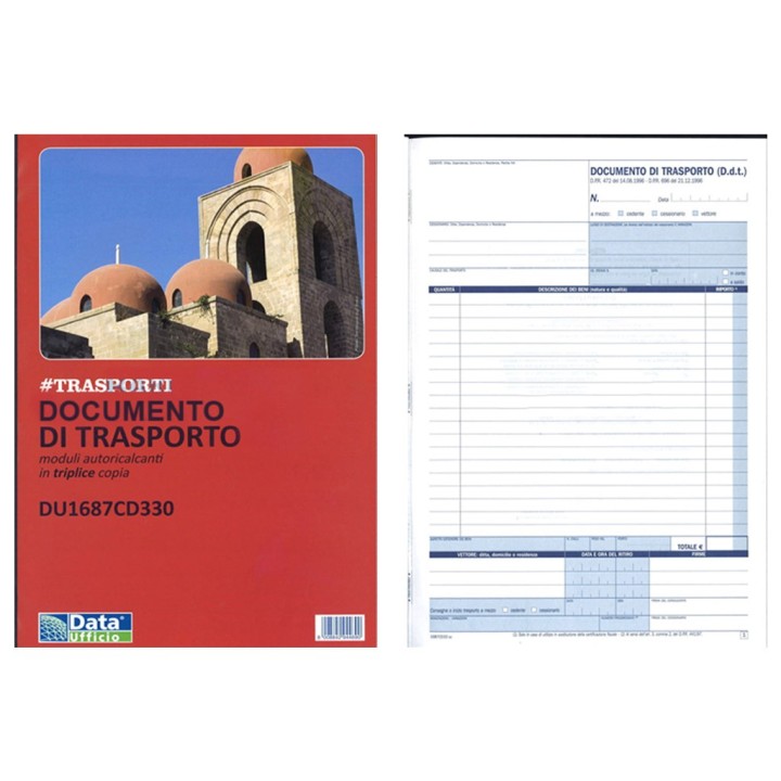 BL DOCUMENTO DI TRASP. 3 COPIE A4