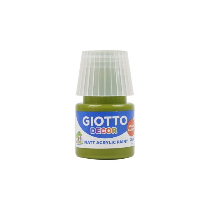 GIOTTO DECOR ACRYLIC 25ML VERDE OLIVA