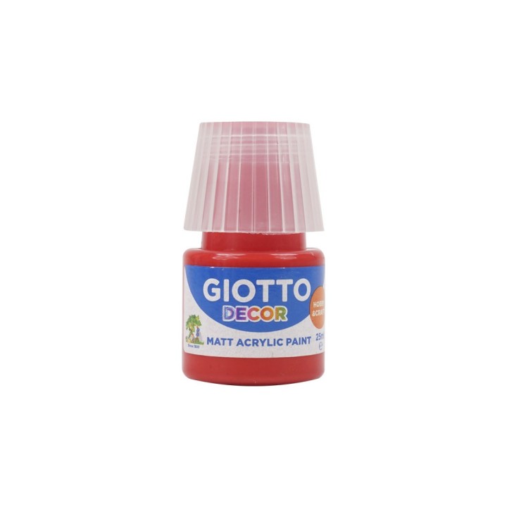 GIOTTO DECOR ACRYLIC 25ML ROSSO SCARLATT