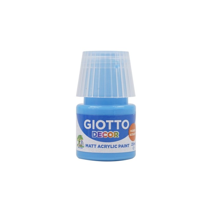 GIOTTO DECOR ACRYLIC 25ML AZZURRO CYAN