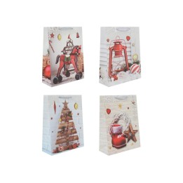 BUSTA REGALO NATALE 4 ASST. 31x40x12cm