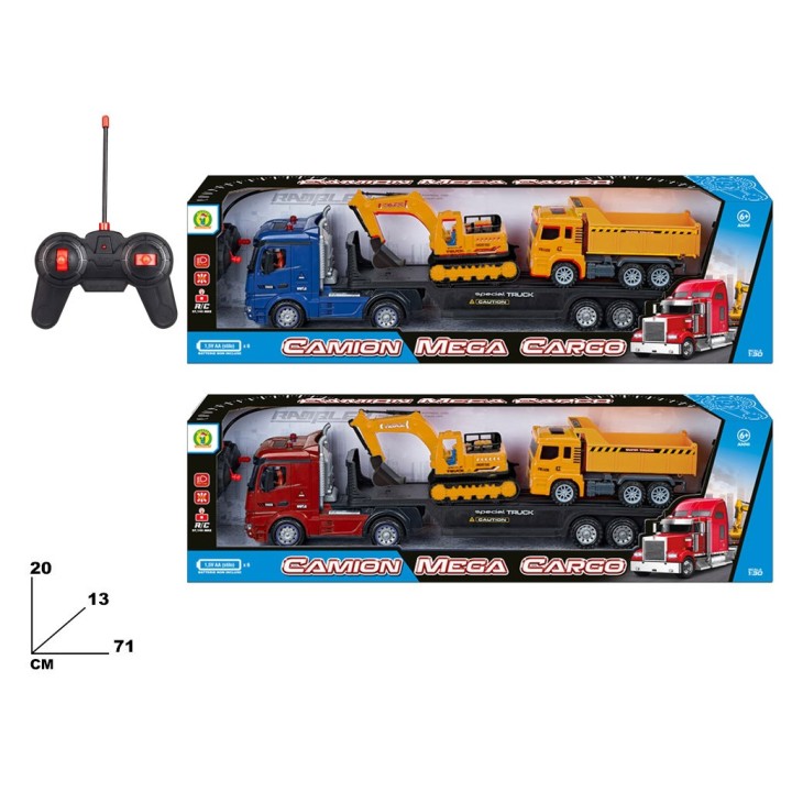 RC CAMION MEGA CARGO 7 FUNZIONI
