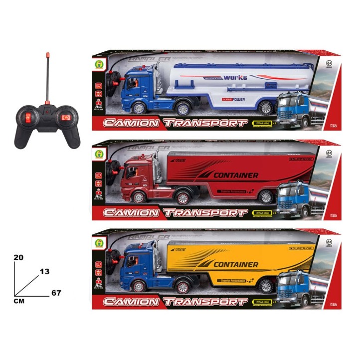 RC CAMION TRANSPORT 7 FUNZIONI
