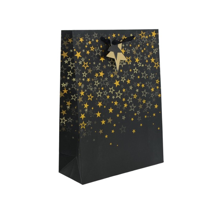 BUSTA REGALO STELLE 26x32x12cm
