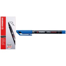 STABILO PENNARELLO OHP PUNTA M BLU