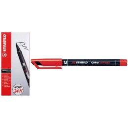 STABILO PENNARELLO OHP PUNTA M ROSSO