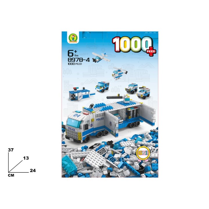COSTRUZIONI CAMION POLICE 1000 PZ