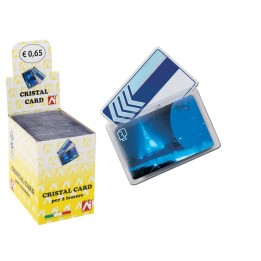 PORTA CARD CRISTAL 2 SCOMPARTI 999