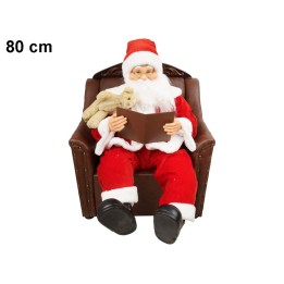 BABBO NATALE SU POLTRONA CM 80