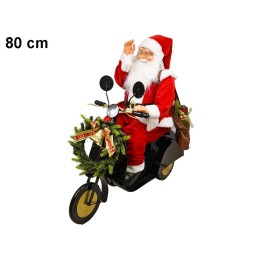 BABBO NATALE SU MOTO CM 80