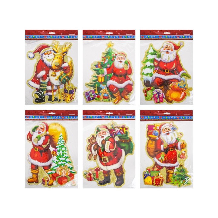 STICKER NATALIZI 6 ASSORTIMENTI