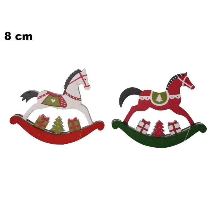 CAVALLINO A DONDOLO 9 CM - 2 ASST.
