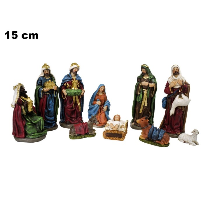 SET 10 PZ NATIVITA' CM 15.5