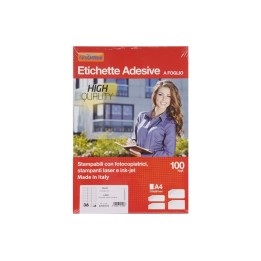 ETICHETTE ADESIVE A4 FUSTEL.70X25 CF.100